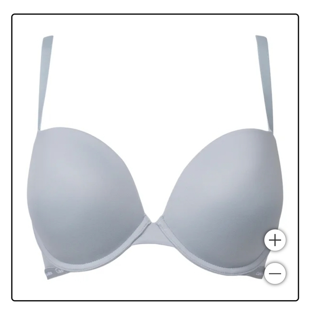 Calvin Klein Bra Bundle 32B Pink & Grey Push Up T-Shirt Bras - Picture 5 of 5